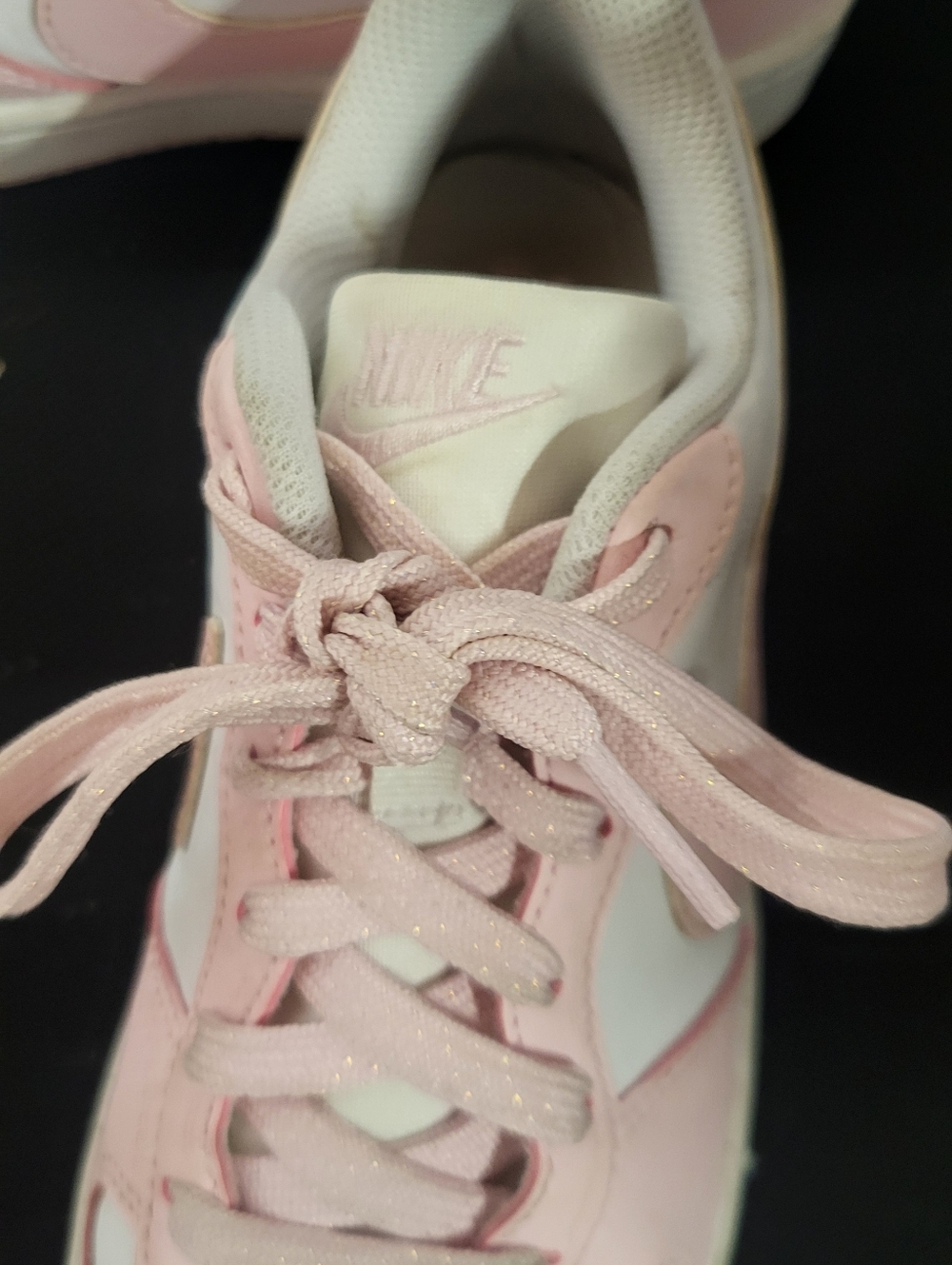 Nike Court Borough Low Recraft DV5456-105 Pink Sneakers Girls Size 5y - Picture 7 of 8